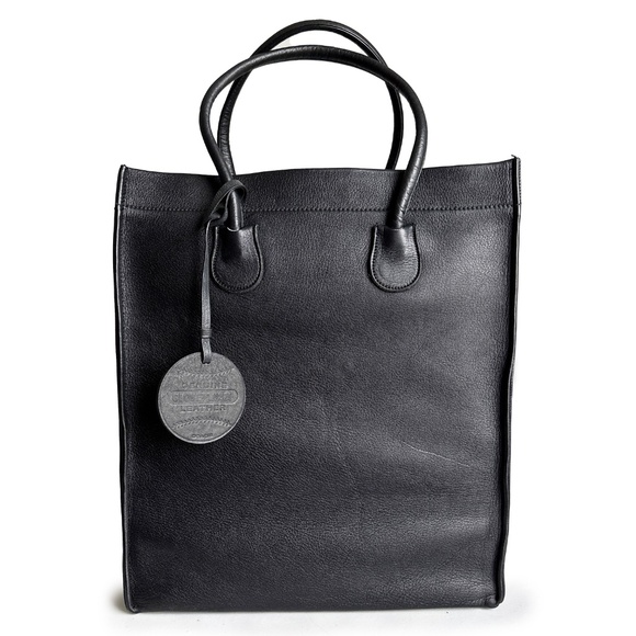 Bonnie Cashin for Coach Classic Shopping Tote Black Cowhide Leather Vintage 60s - Picture 1 of 15